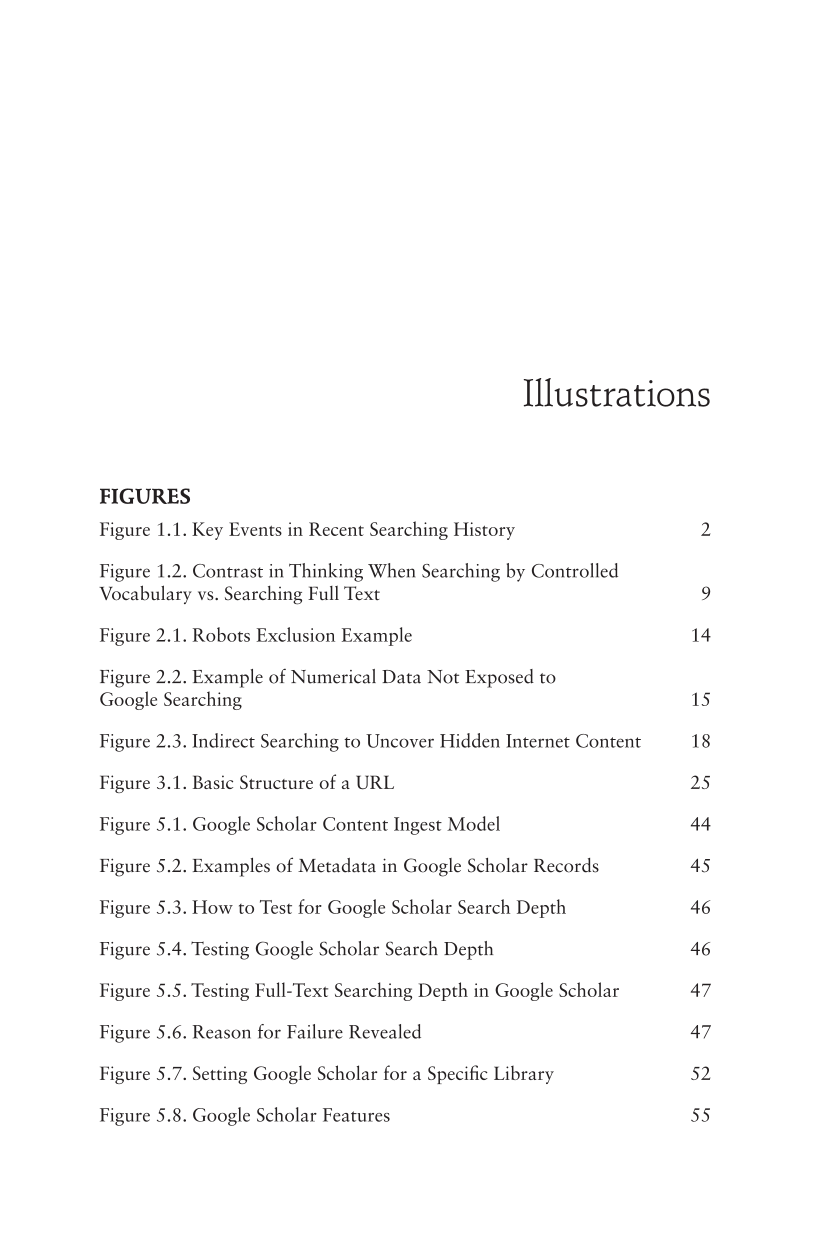Harnessing the Power of Google: What Every Researcher Should Know page ix