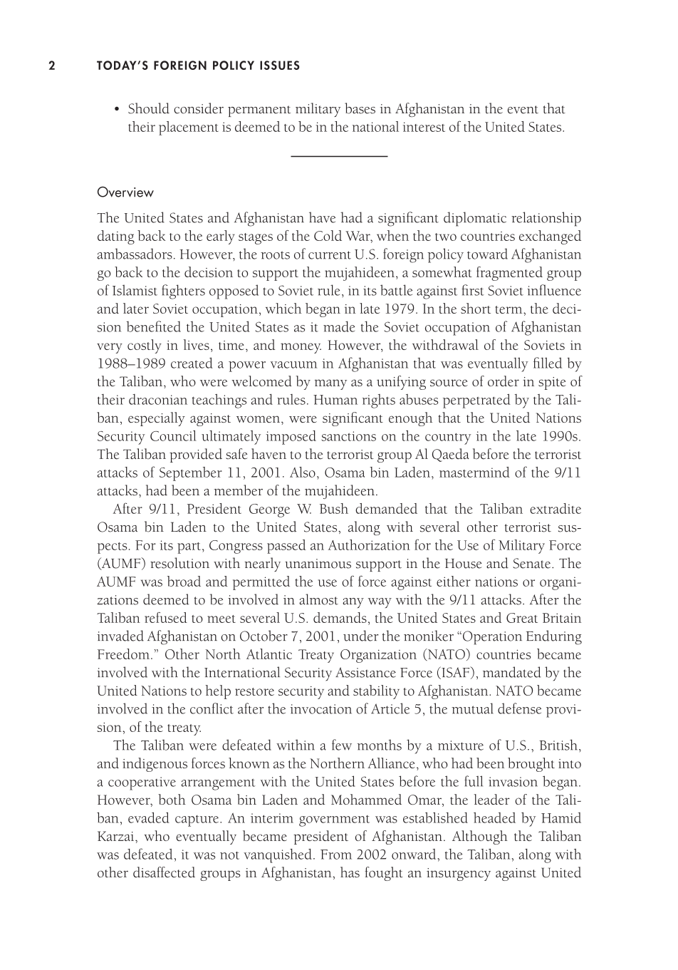 Today's Foreign Policy Issues: Democrats and Republicans page 2