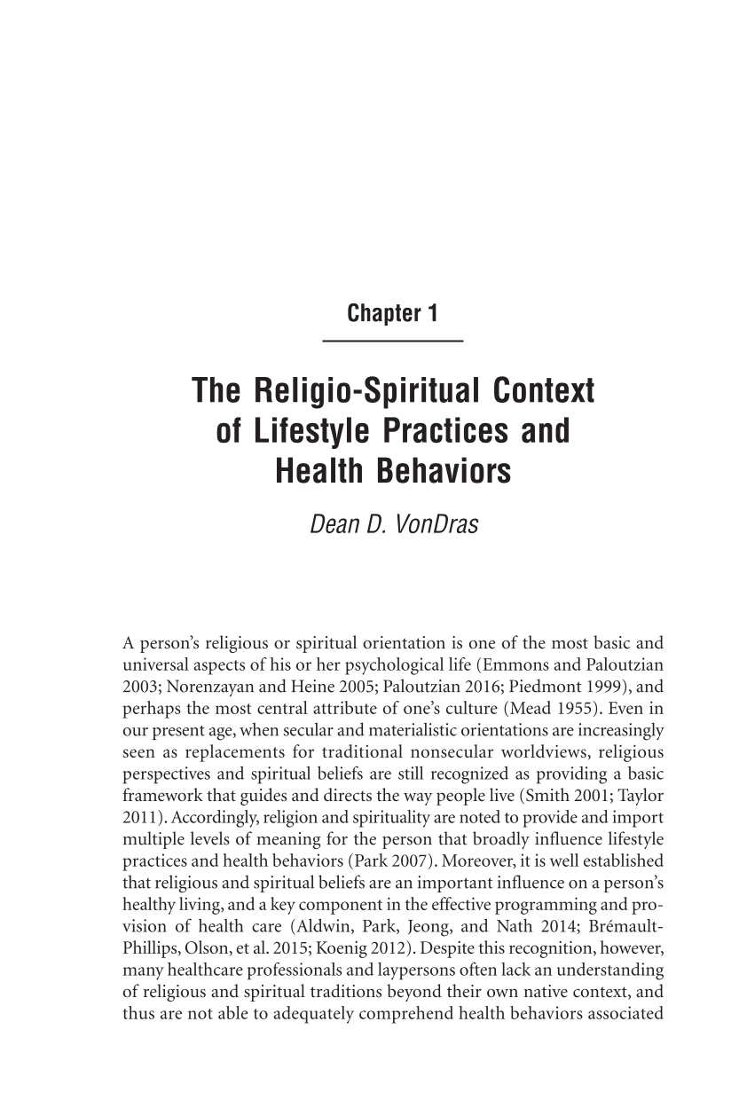 Better Health through Spiritual Practices: A Guide to Religious Behaviors and Perspectives that Benefit Mind and Body page 1