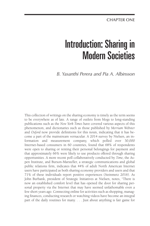 The Rise of the Sharing Economy: Exploring the Challenges and Opportunities of Collaborative Consumption page 3