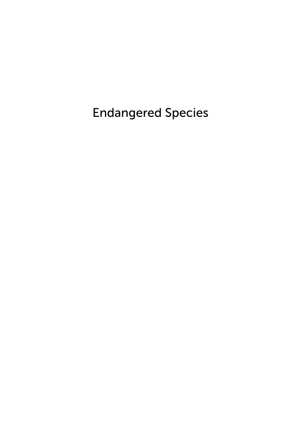 Endangered Species: A Reference Handbook page i1