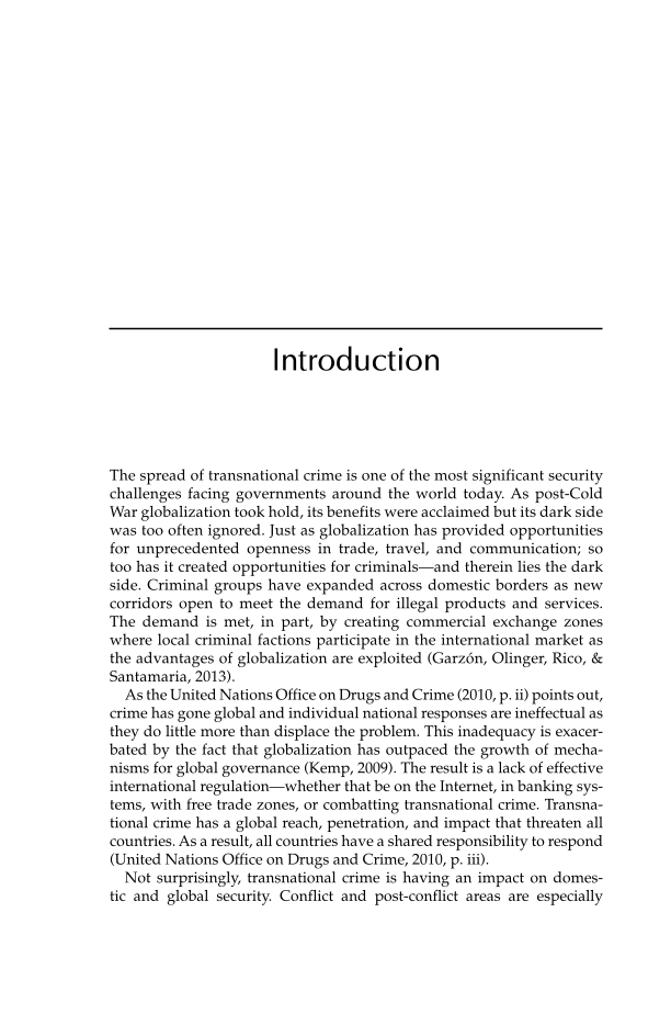 Transnational Crime and Global Security [2 volumes] page xi