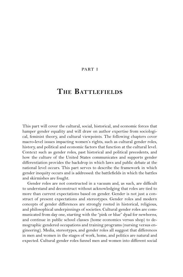 The War on Women in the United States: Beliefs, Tactics, and the Best Defenses page 11