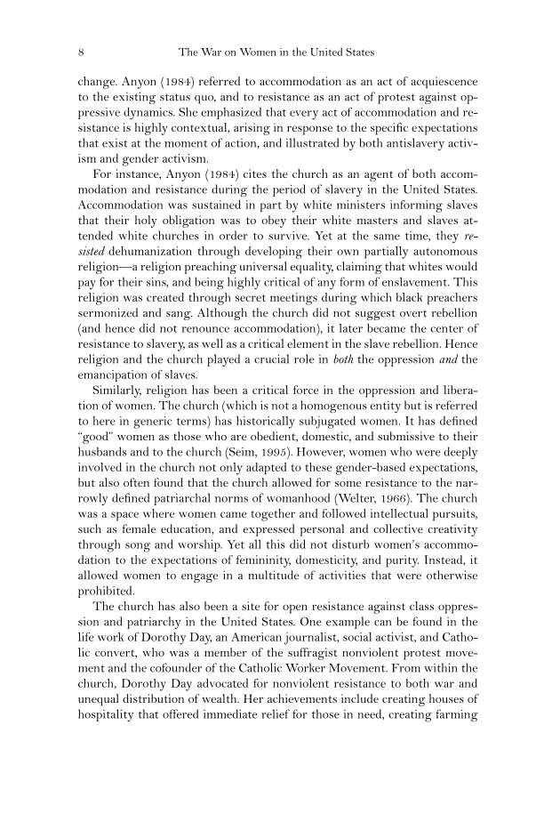 The War on Women in the United States: Beliefs, Tactics, and the Best Defenses page 81