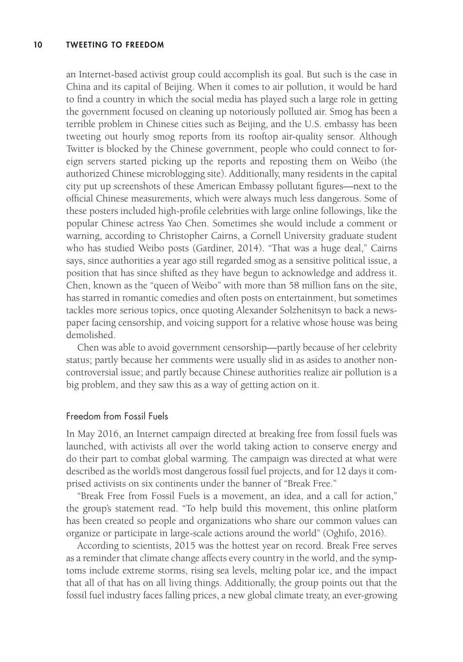 Tweeting to Freedom: An Encyclopedia of Citizen Protests and Uprisings around the World page 10