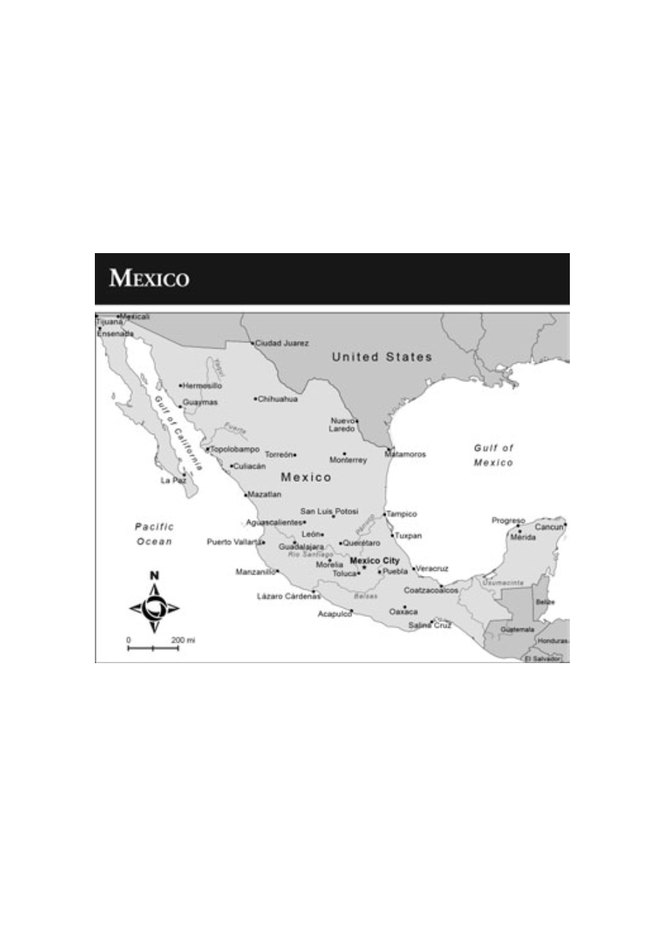 Modern Mexico page xxii