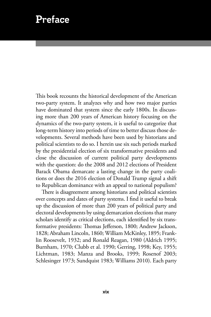 The American Political Party System: A Reference Handbook page xix1