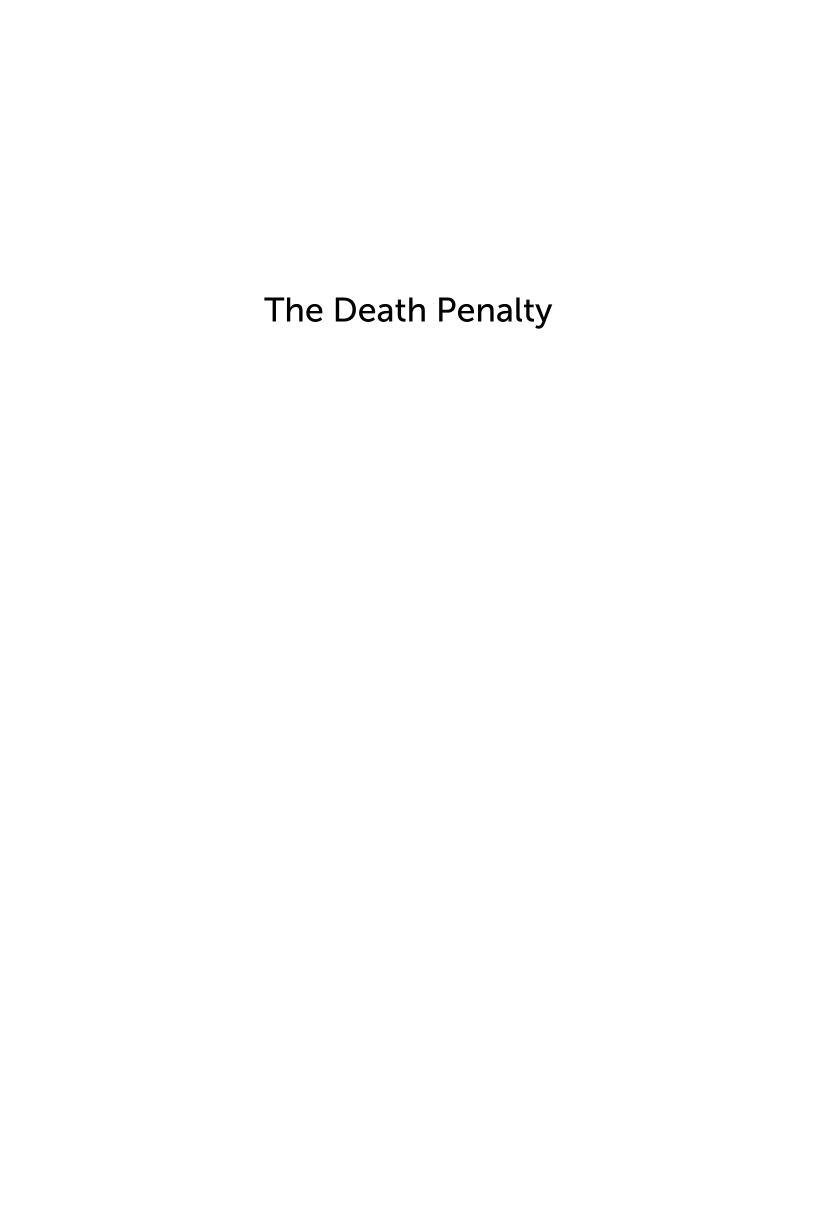 The Death Penalty: A Reference Handbook page i
