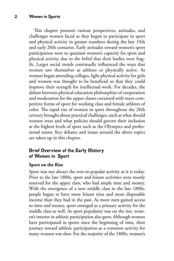 Women in Sports: A Reference Handbook page 2