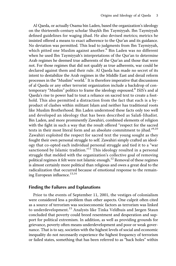 Al Qaeda: The Transformation of Terrorism in the Middle East and North Africa page 3