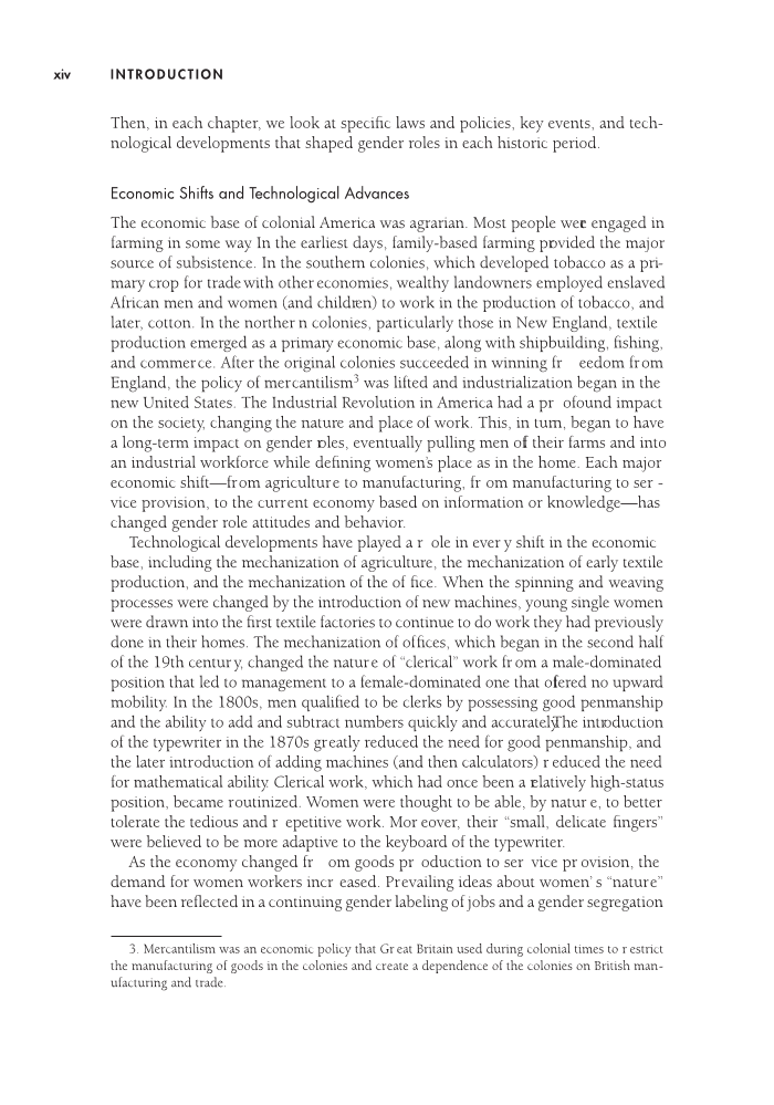 Gender Roles in American Life: A Documentary History of Political, Social, and Economic Changes [2 volumes] page V1:xiv