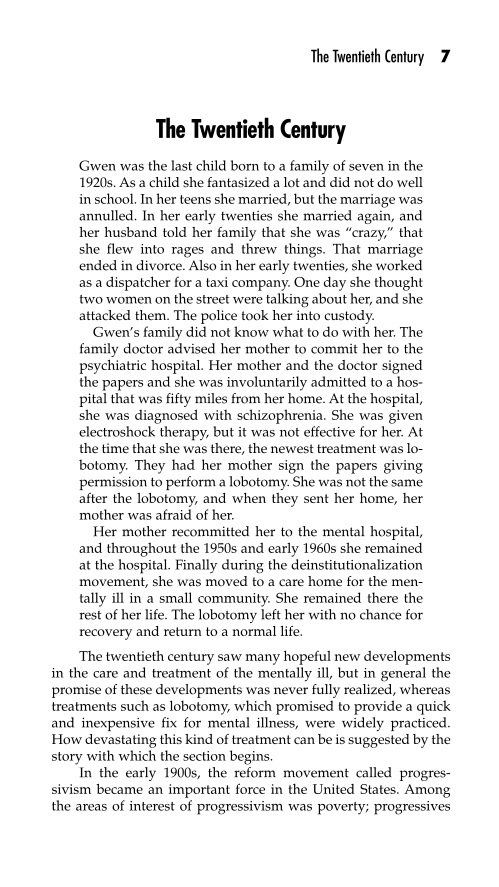 Mental Health in America: A Reference Handbook page 7