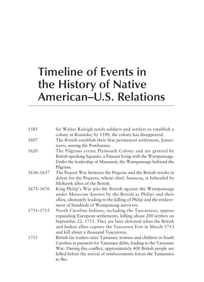 Legends of American Indian Resistance page xiii