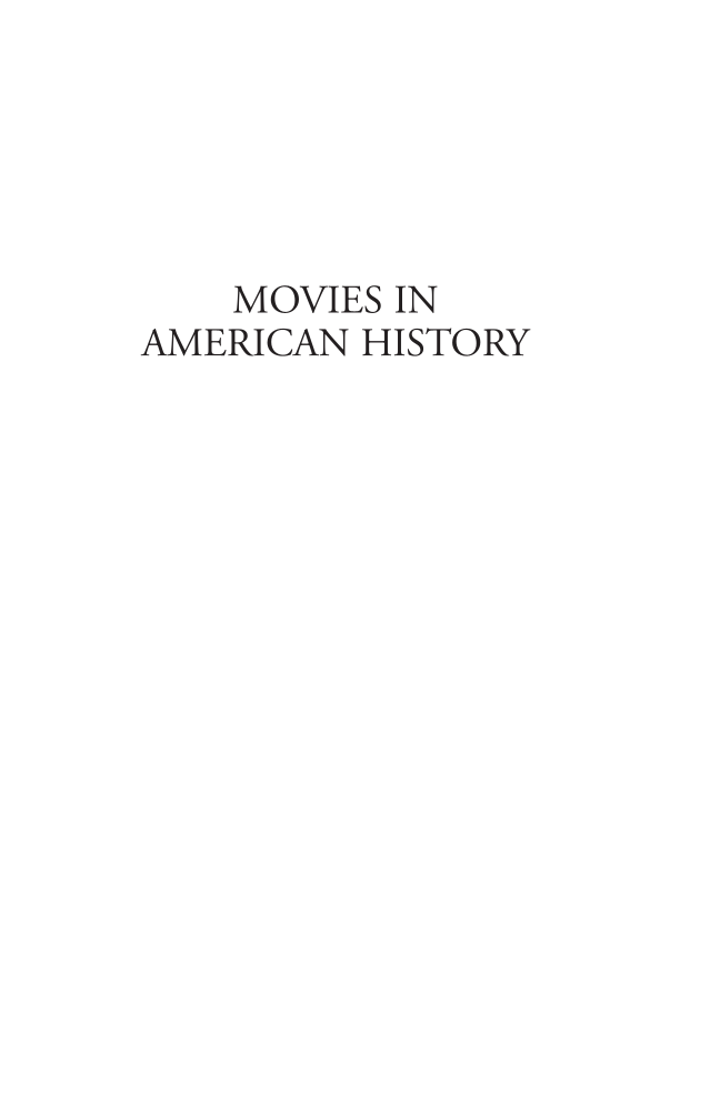 Movies in American History: An Encyclopedia [3 volumes] page i