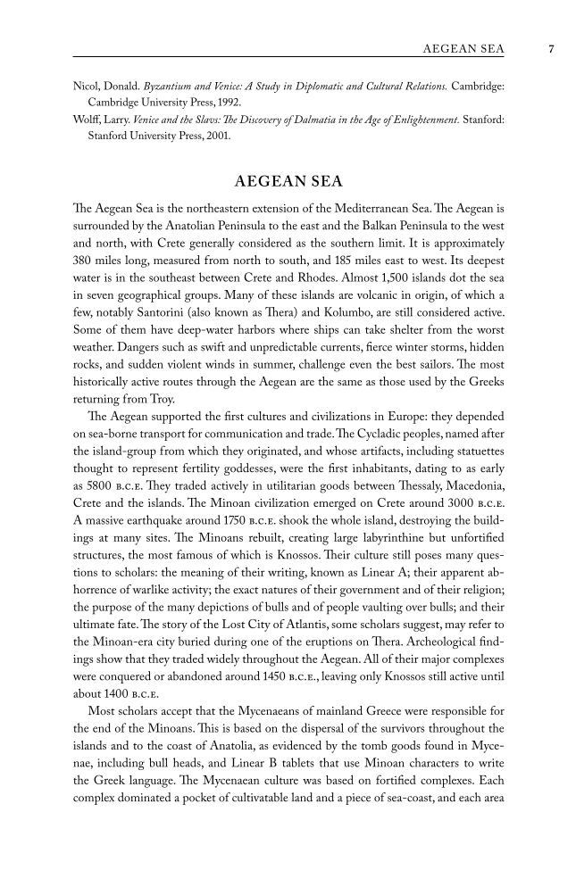 Seas and Waterways of the World: An Encyclopedia of History, Uses, and Issues [2 volumes] page 7