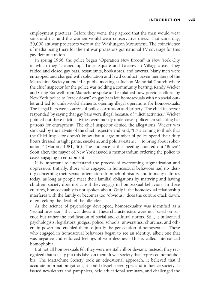 Documents of the LGBT Movement page xxiii1