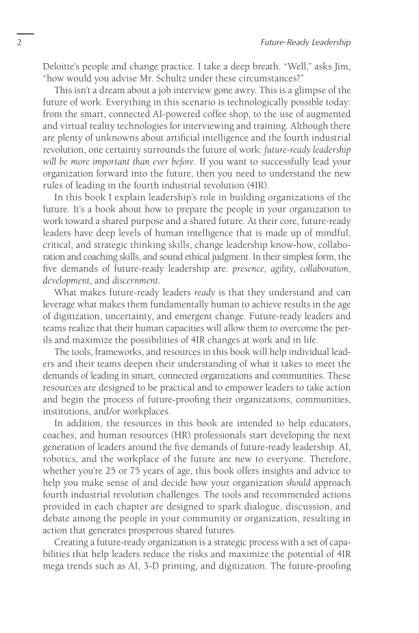 Future-Ready Leadership: Strategies for the Fourth Industrial Revolution page 2