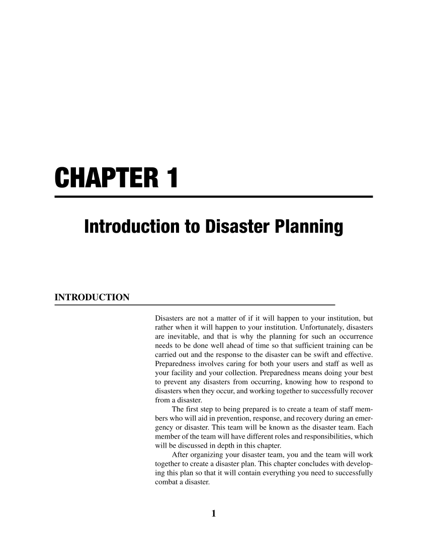 Crash Course in Disaster Preparedness page 11
