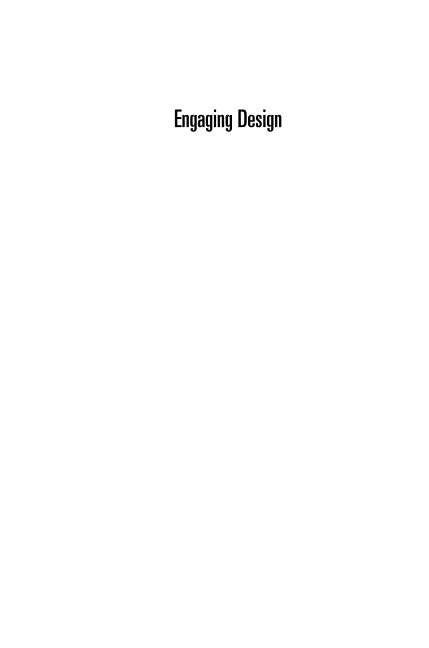 Engaging Design: Creating Libraries for Modern Users page i