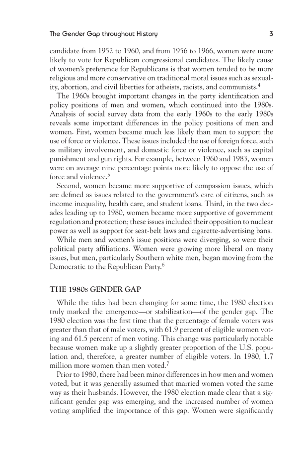 Understanding How Women Vote: Gender Identity and Political Choices page 3