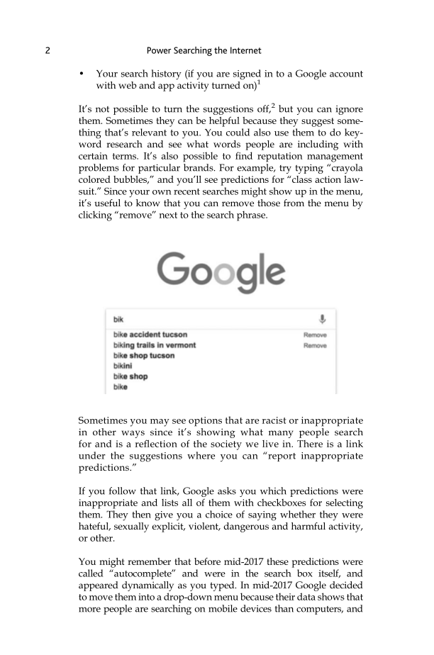 Power Searching the Internet: The Librarian's Quick Guide page 2
