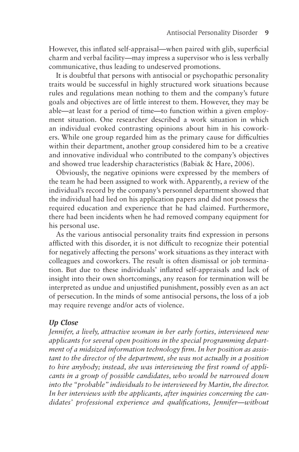 Personality Disorders: Elements, History, Examples, and Research page 9