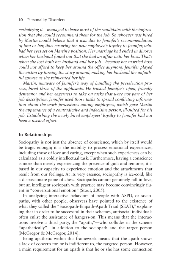 Personality Disorders: Elements, History, Examples, and Research page 10