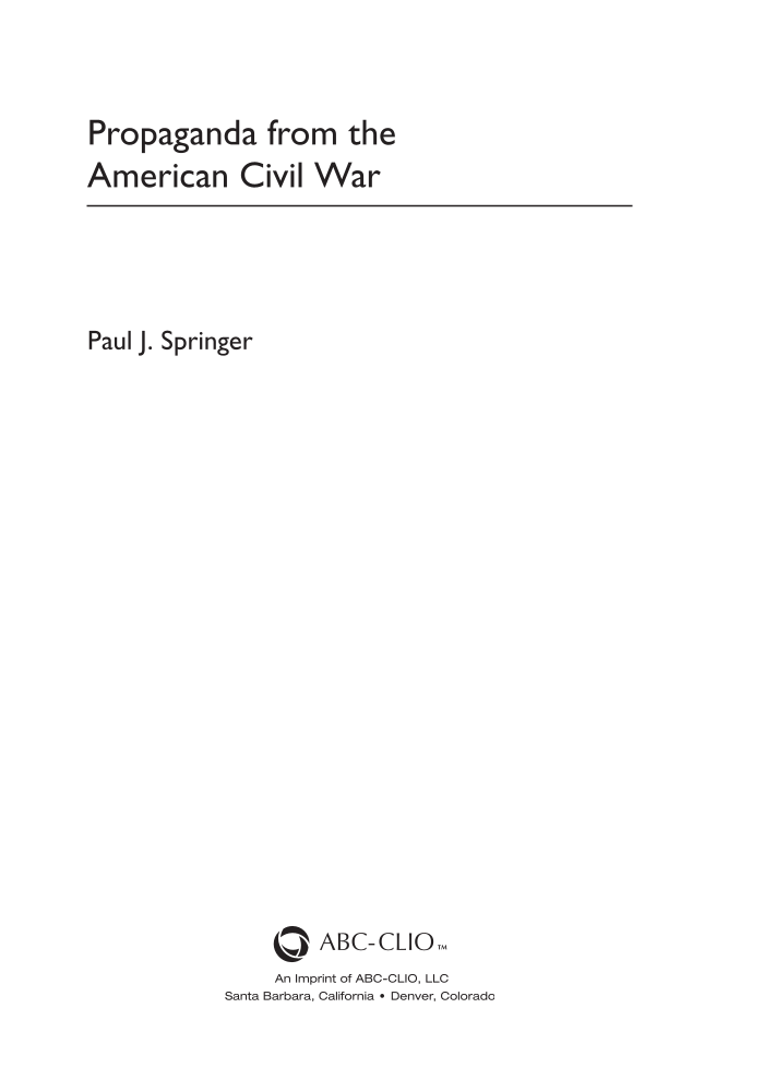 Propaganda from the American Civil War page iii