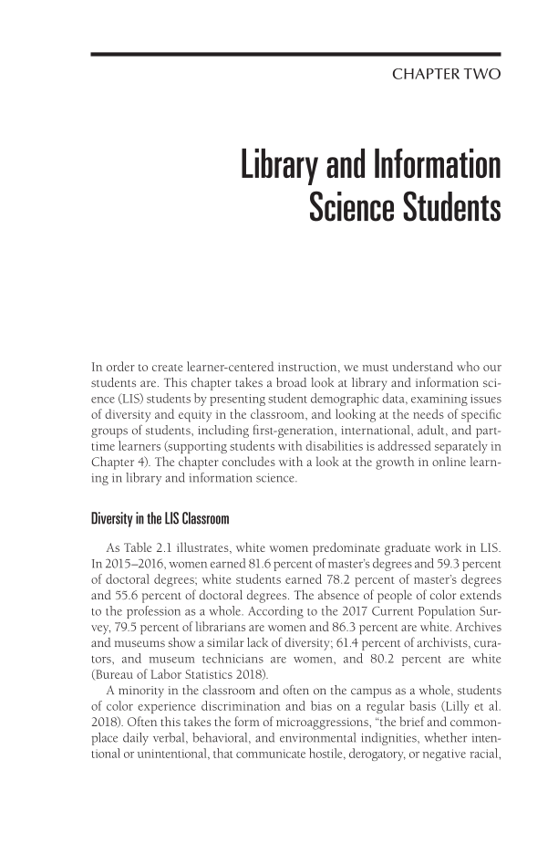 Instructional Design for LIS Professionals: A Guide for Teaching Librarians and Information Science Professionals page 7