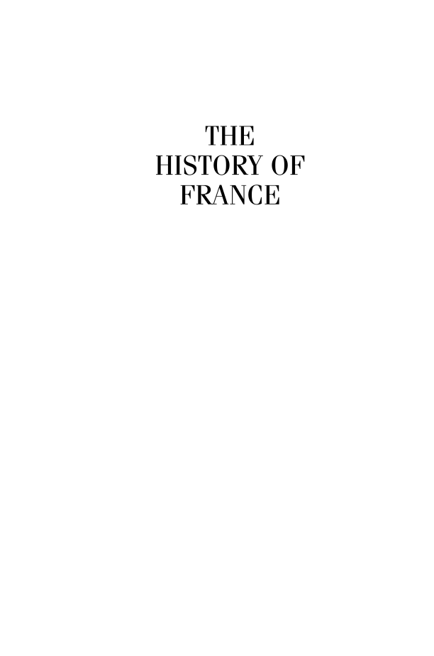 The History of France, 2nd Edition page i1