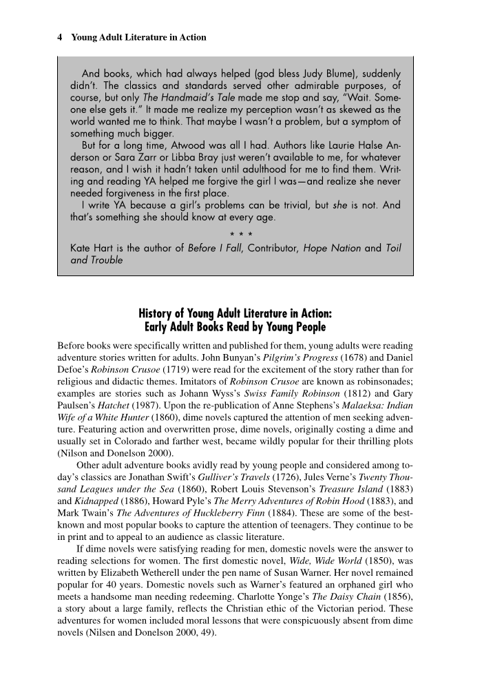 Young Adult Literature in Action: A Librarian's Guide, 3rd Edition page 41