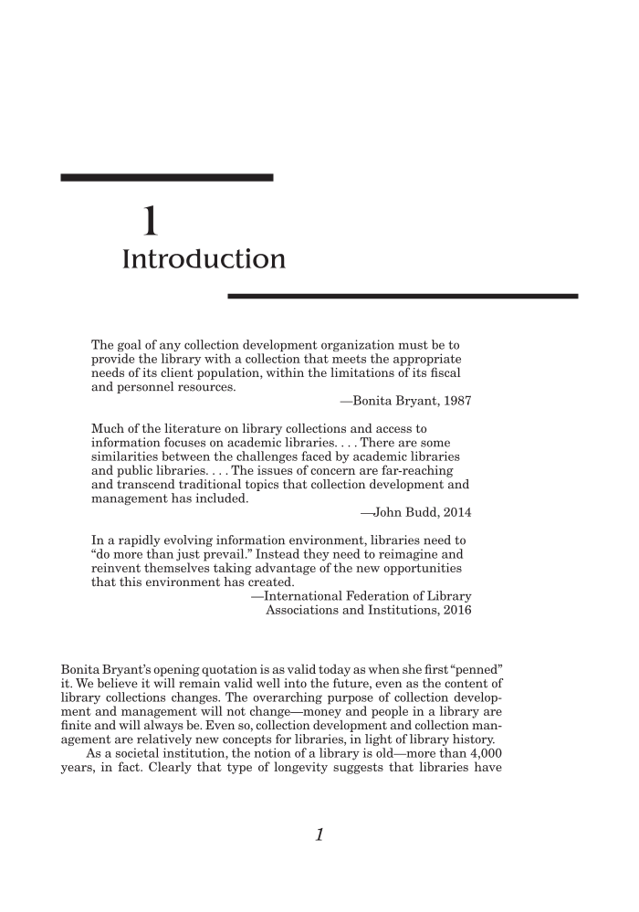 Collection Management Basics, 7th Edition page 1