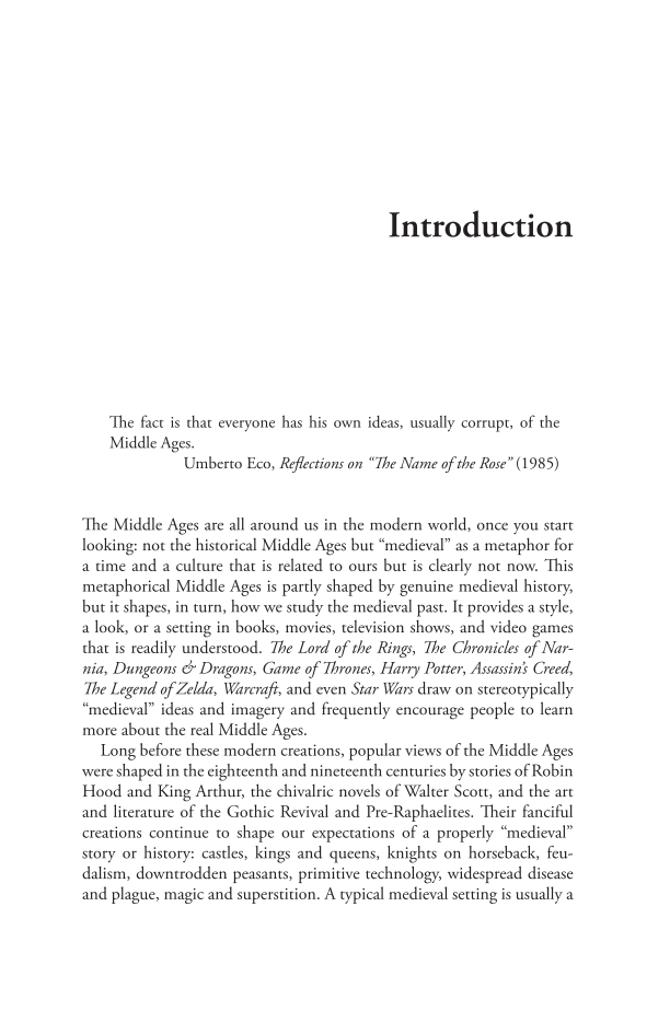 The Middle Ages: Facts and Fictions page ix