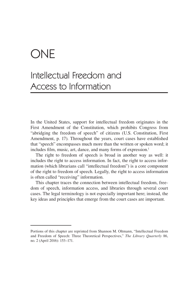 Practicing Intellectual Freedom in Libraries page 13