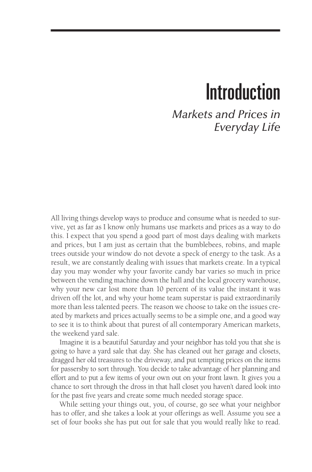 Demystifying Economic Markets and Prices: Understanding Patterns and Practices in Everyday Life page 1