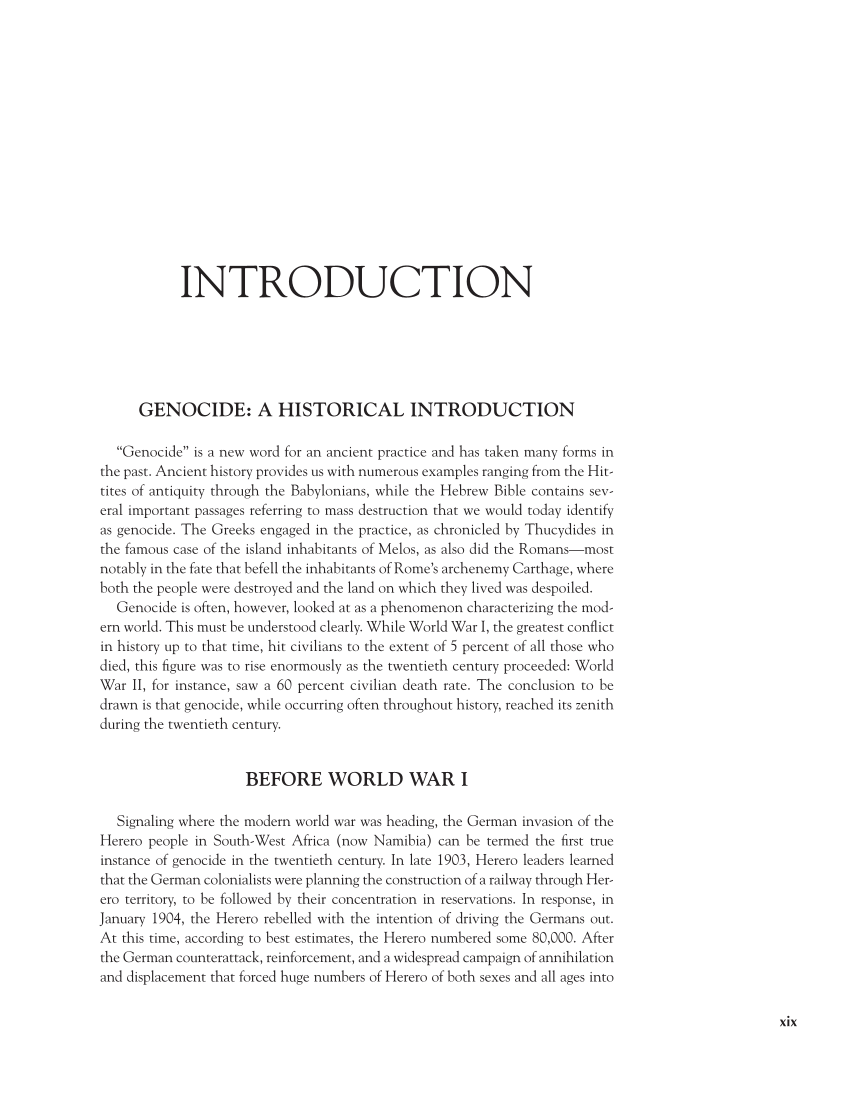 Modern Genocide: A Documentary and Reference Guide page xix