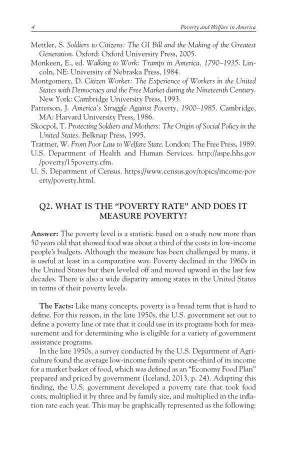 Poverty and Welfare in America: Examining the Facts page 4