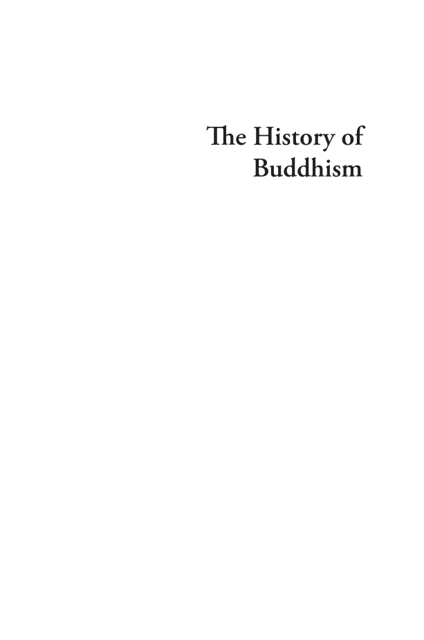 The History of Buddhism: Facts and Fictions page i