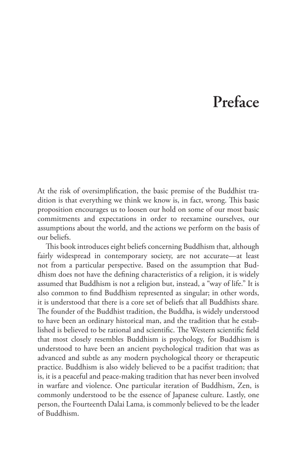 The History of Buddhism: Facts and Fictions page vii