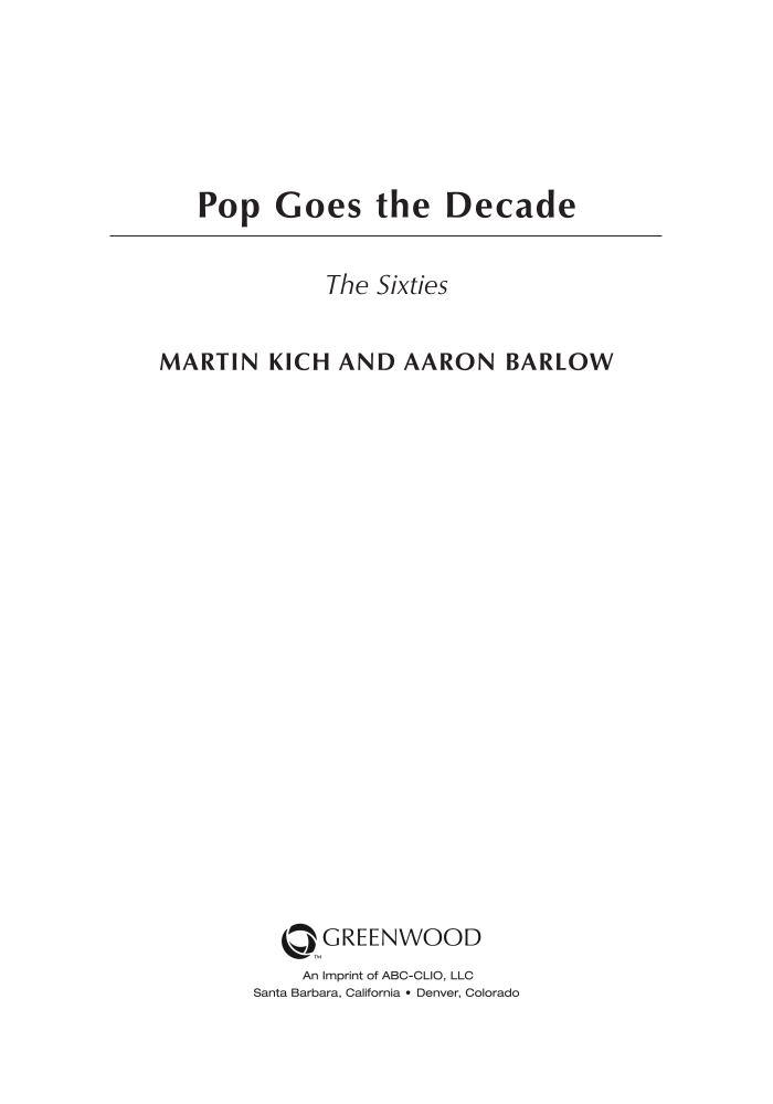 Pop Goes the Decade: The Sixties page iii