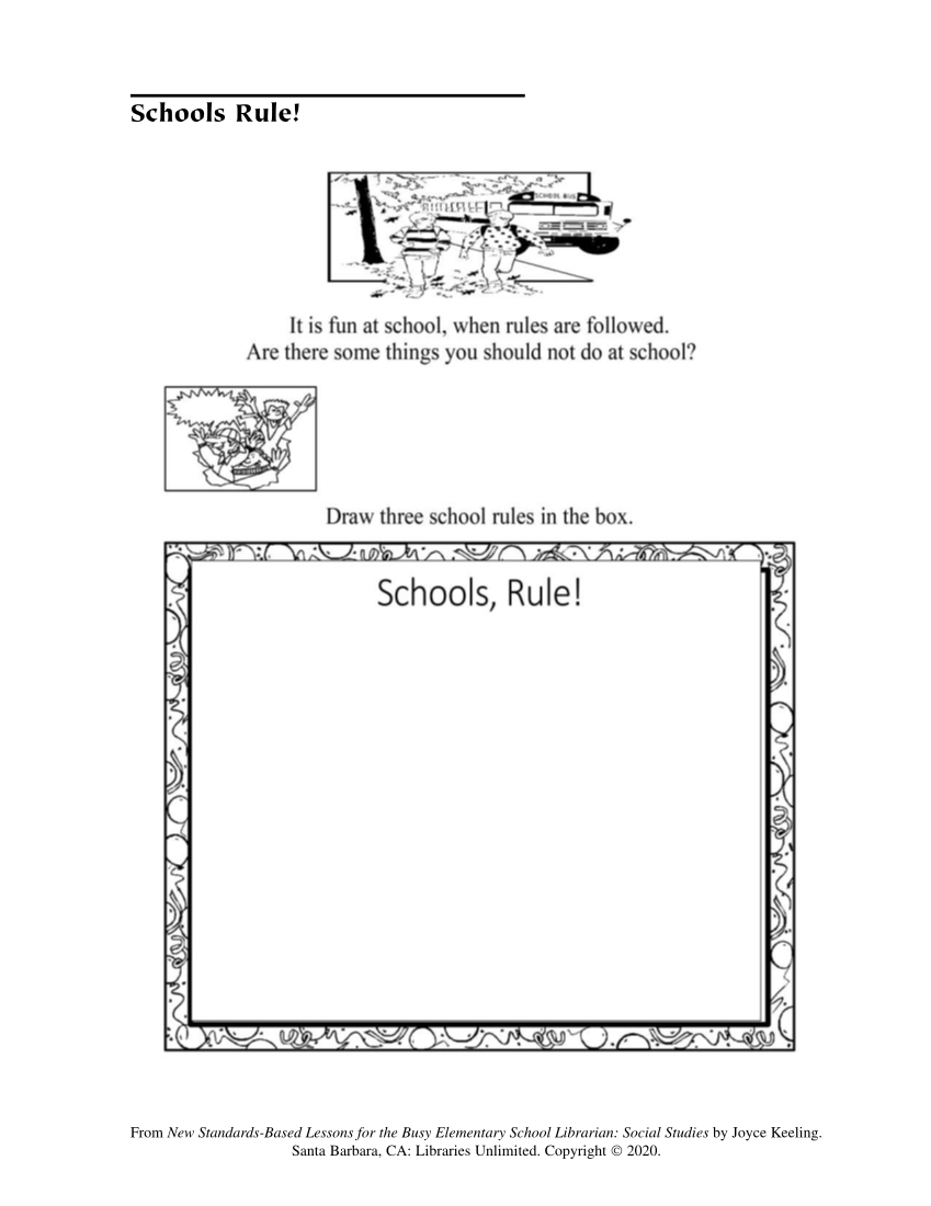 New Standards-Based Lessons for the Busy Elementary School Librarian: Social Studies page 4