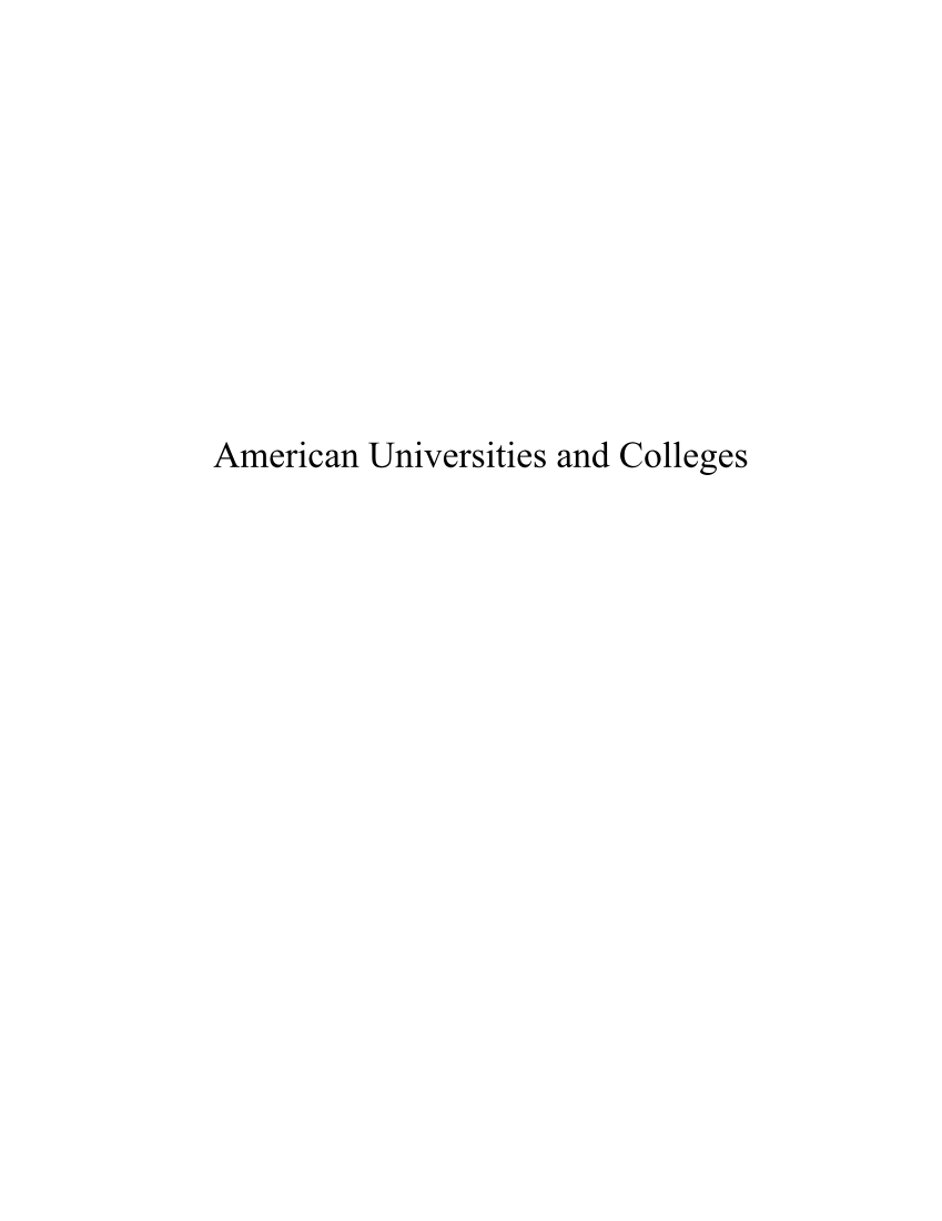 American Universities and Colleges, 19th Edition [2 volumes] page V1_i
