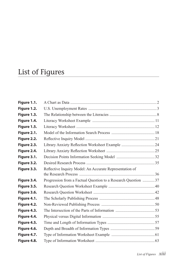 Concise Guide to Information Literacy, 3rd Edition page xiii