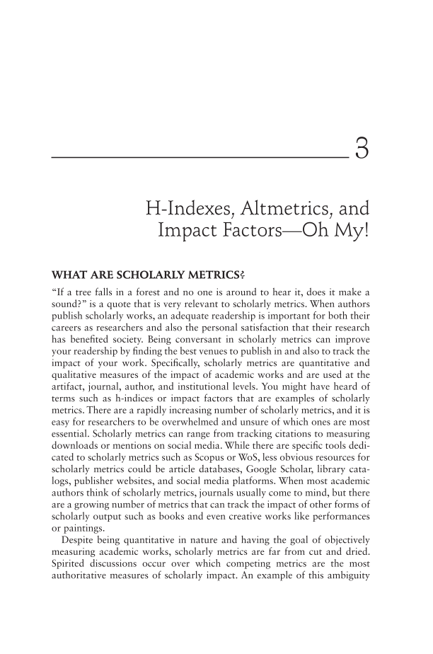 Demystifying Scholarly Metrics: A Practical Guide page 13