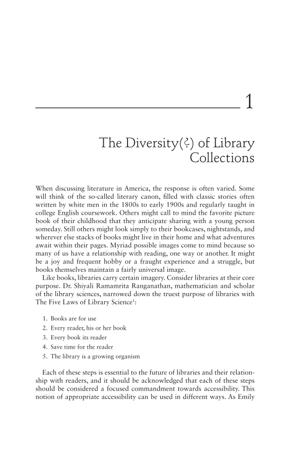 Auditing Diversity in Library Collections page 1